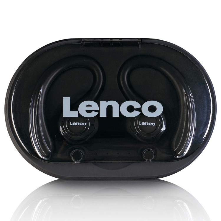 Lenco Sport IPX5 TWS Bluetooth®-øretelefoner i svart