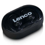 Lenco Sport IPX5 TWS Bluetooth®-øretelefoner i svart