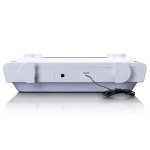 Lenco Kjøkkenklokkeradio med CD Bluetooth® og fjernkontroll Hvit