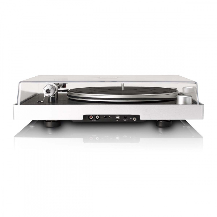 Lenco Platespiller med synlig remdrift, ramme i børstet aluminium og Ortofon 2M RED kassett Svart Lenco Platespiller med synlig remdrift, ramme i børstet aluminium og Ortofon 2M RED kassett Svart