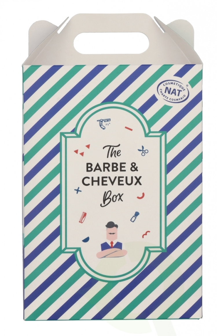 Monsieur Barbier The Hair & Beard Box 280 ml Sjampo 250 ml/skjeggolje 30 ml/kam
