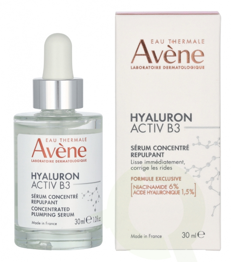 Avene Hyaluron Activ B3 konsentrert plumping-serum 30 ml