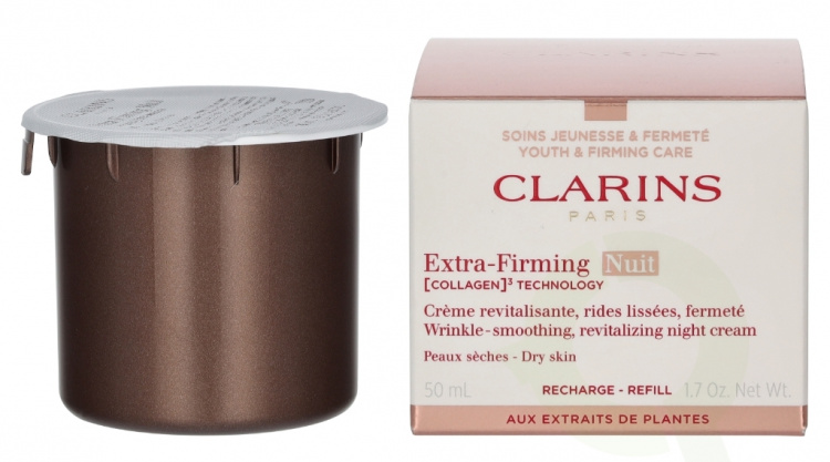 Clarins Extra Firming Night Cream Refill 50 ml For Dry Skin