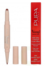 Pupa Milano Pupa Vamp! Creamy Duo Lip Pencil 1 g #006 Deep Rose / Lipstick 0,8g / Pencil 0,2g