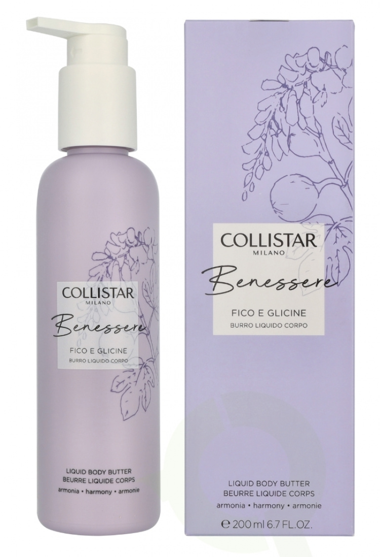 Collistar Benessere Fig And Wisteria Liquid Body Butter 200 ml