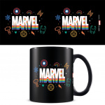 Pyramid International MARVEL PRIDE (LOGO REGNBUE) SVART KRUS