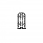 Rycote Nano-Shield Single Tube Section, Størrelse D, med både grå og sorte strømper