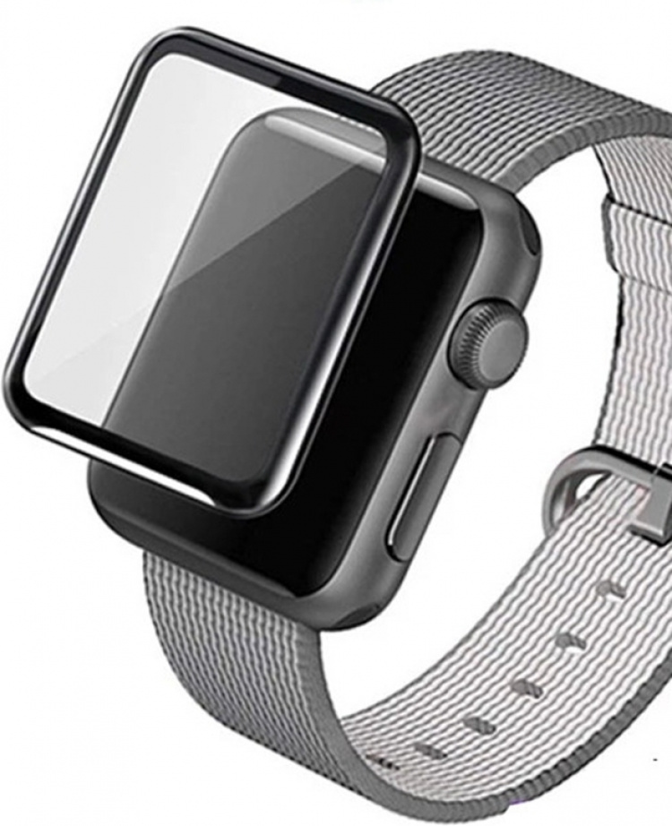 Wave 3D PMMA-skjermbeskytter, Apple Watch 38 mm, svart Wave 3D PMMA-skjermbeskytter, Apple Watch 38 mm, svart