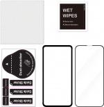 FoneKit Heldeksel i panserglass til iPhone 13 / 13 Pro / 14, svart