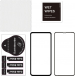 FoneKit Heldekkende panserglass, iPhone 11 / XR, svart