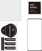 FoneKit Heldekkende panserglass, OnePlus 11, svart