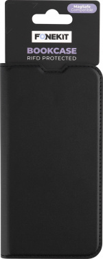FoneKit BookCase beskyttelsesveske, iPhone 13, svart