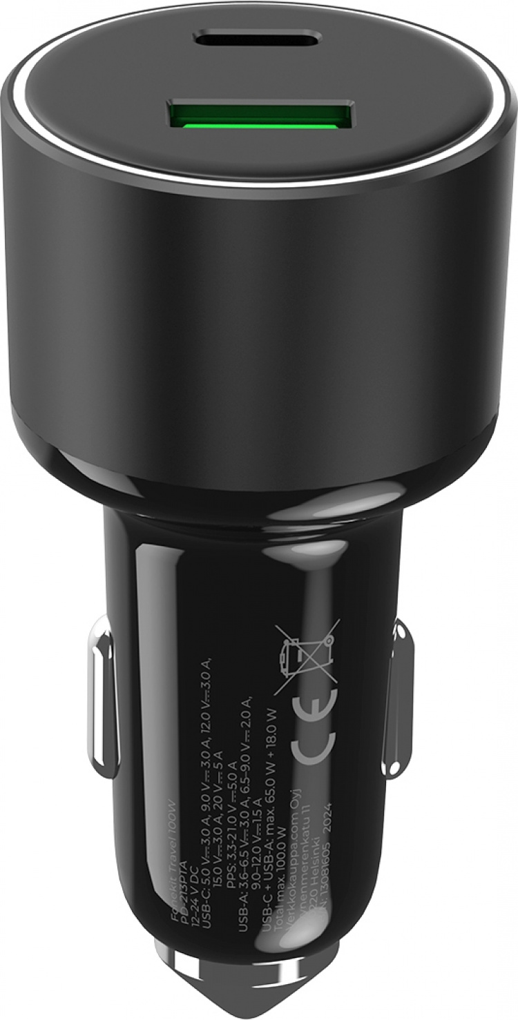 FoneKit Travel 100 W billader FoneKit Travel 100 W billader