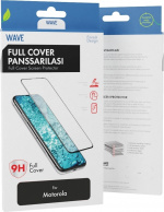 Wave Full Cover panserglass, Motorola Moto G54 5G, svart ramme