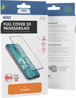 Wave Heldekkende panserglass, OnePlus 12, svart ramme