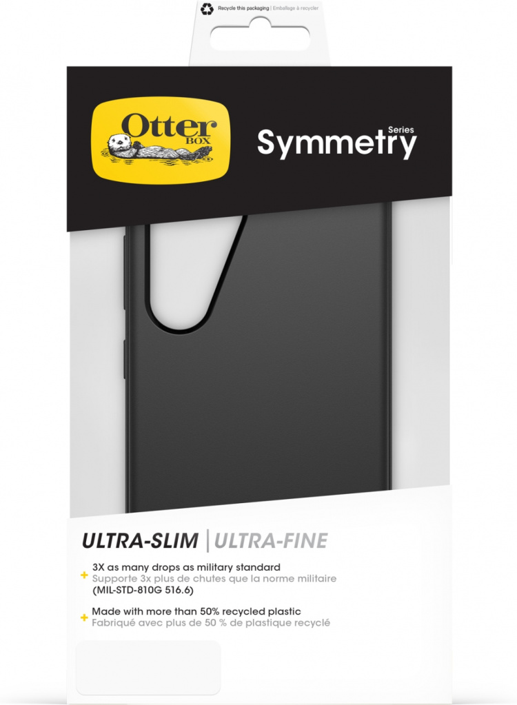 Otterbox Symmetry beskyttelsesveske, Samsung Galaxy S24, svart Otterbox Symmetry beskyttelsesveske, Samsung Galaxy S24, svart