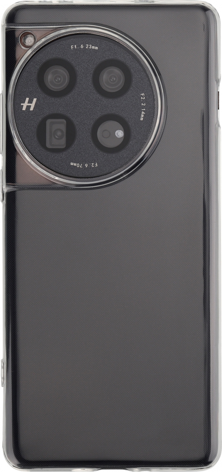 FoneKit silikonbeskyttelse, OnePlus 12, gjennomsiktig