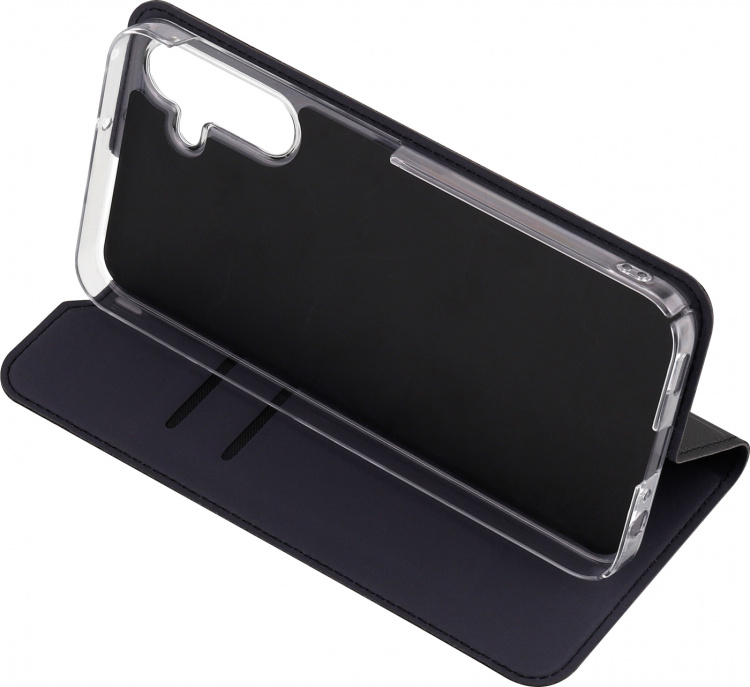 FoneKit BookCase beskyttelsesveske, Samsung Galaxy A55, svart