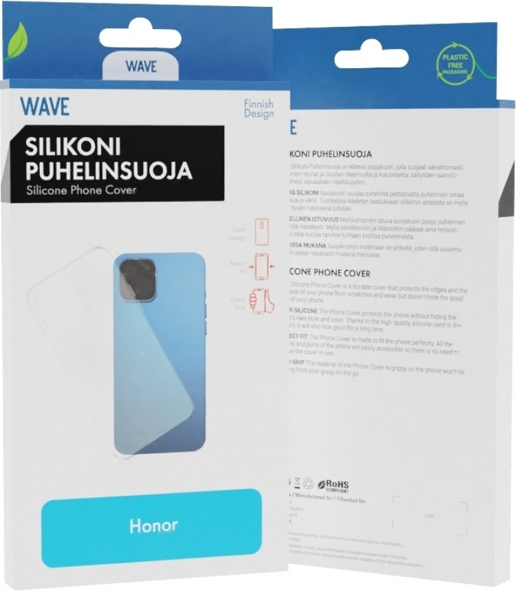 Wave silikonbeskytter, Honor Magic6 Pro 5G, klar