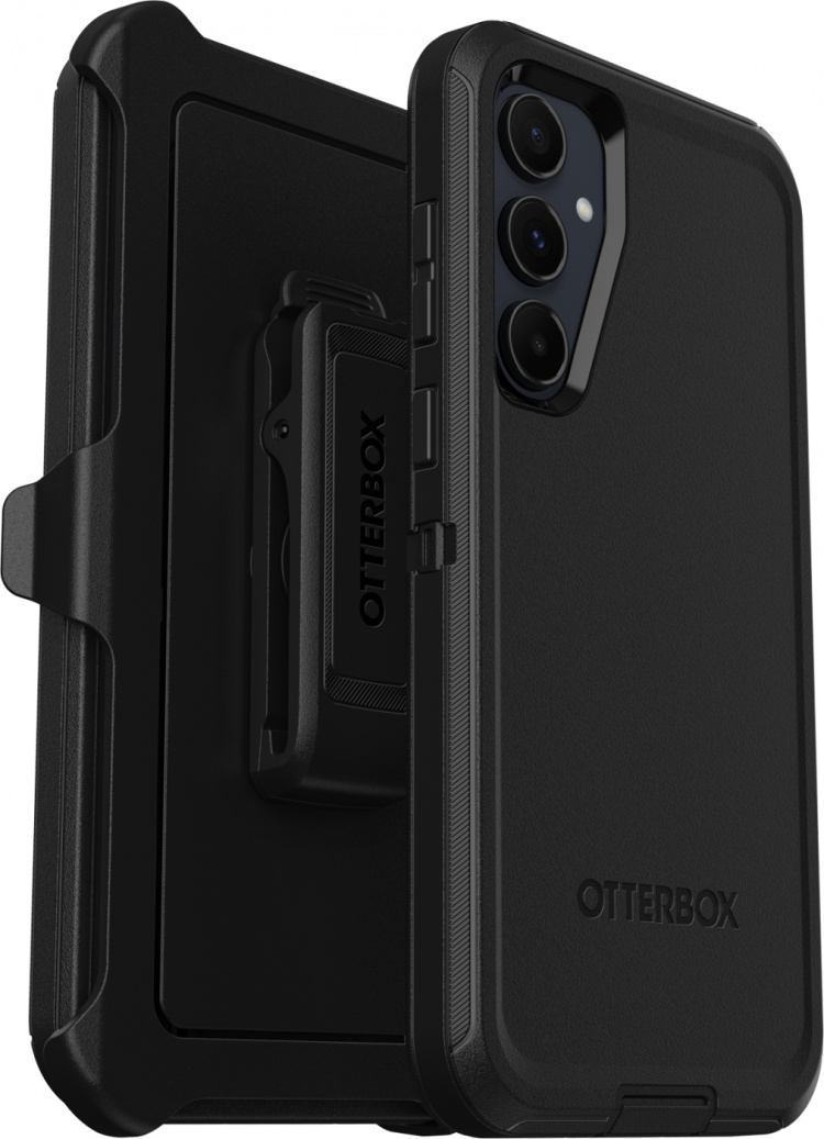 Otterbox Defender beskyttelsesveske, Samsung Galaxy A55, svart