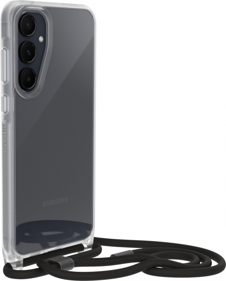 Otterbox React Necklace beskyttelsesetui med stropp, gjennomsiktig, Samsung Galaxy A55 Otterbox React Necklace beskyttelsesetui med stropp, gjennomsiktig, Samsung Galaxy A55