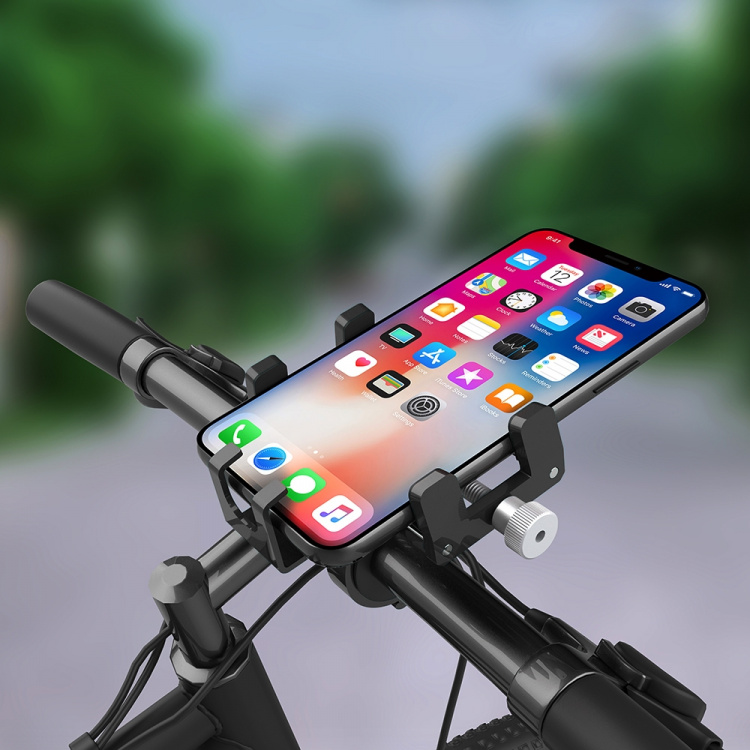 FoneKit Sykkelstativ i aluminium, svart