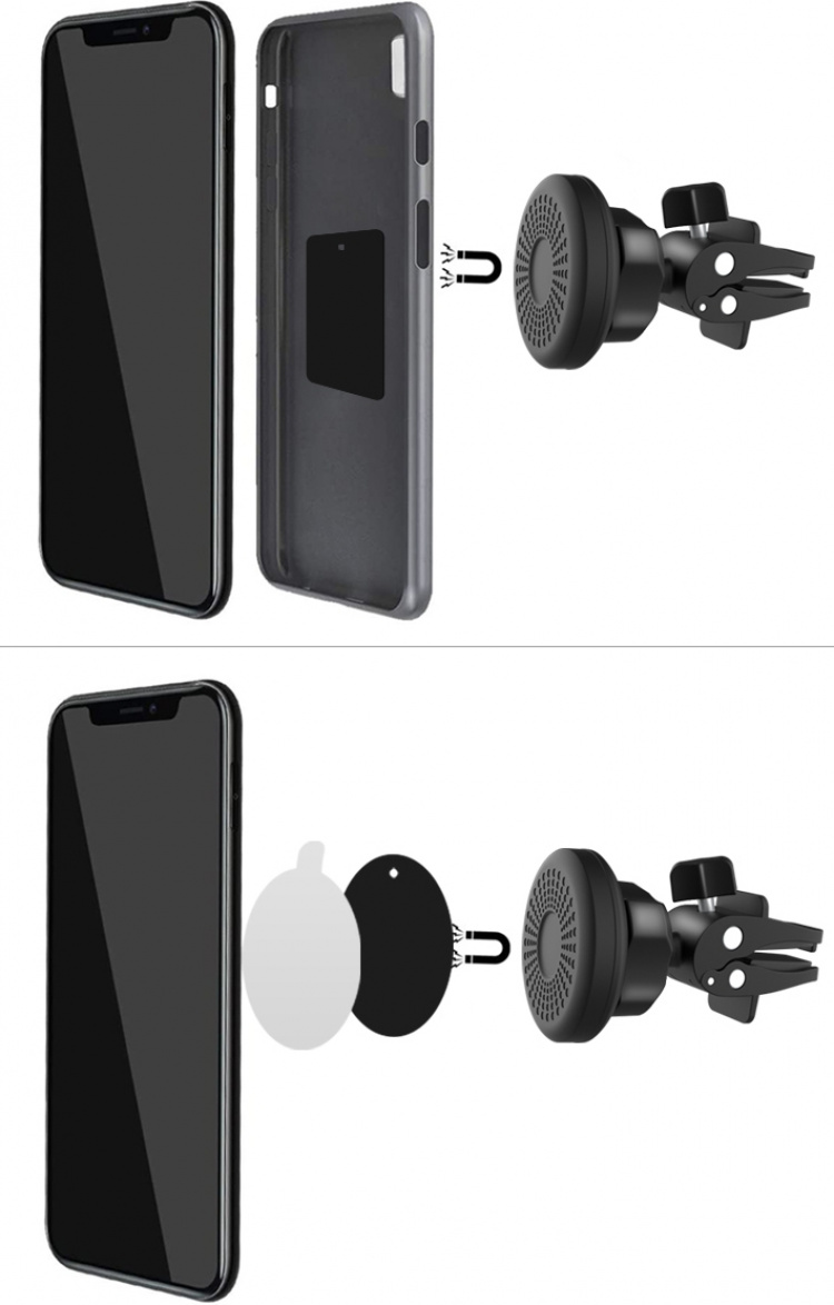 FoneKit Air Vent bilholder for klimaanlegg med magnet