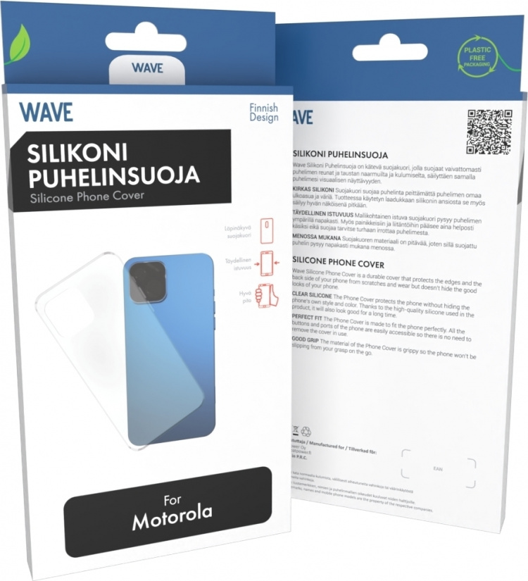 Wave silikonbeskytter, Motorola Moto G04, klar