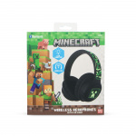 MINECRAFT Hodetelefon Minecraft Led Light Sharing Aux Over-Ear Trådløs