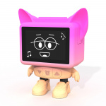 Mobility On Board Alarmklokke Dancing Clock Rosa