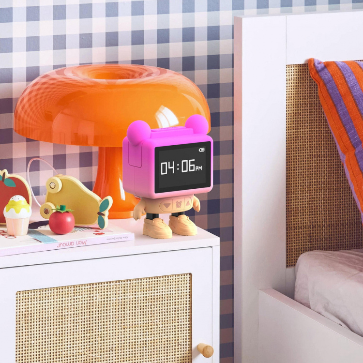 Mobility On Board Alarmklokke Dancing Clock Rosa