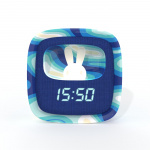 Mobility On Board Vekkerklokke med Lys Billy Clock Blue Wave