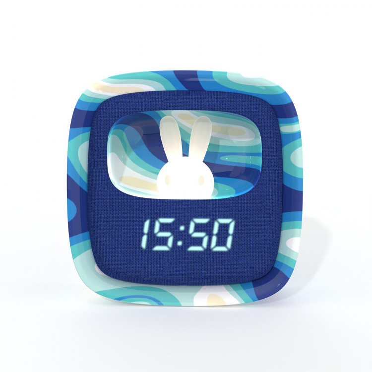 Mobility On Board Vekkerklokke med Lys Billy Clock Blue Wave