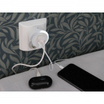 CAPiDi Sikkerhetstimer USB A+C 1-4 3,4A Hvit CAPiDi Sikkerhetstimer USB A+C 1-4 3,4A Hvit