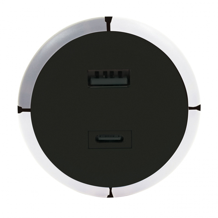 CAPiDi Sikkerhetstimer USB A+C 1-4 3,4A Svart CAPiDi Sikkerhetstimer USB A+C 1-4 3,4A Svart