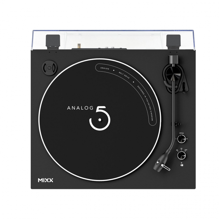 MIXX Vinylplatespiller Analog 5 Stereo Svart