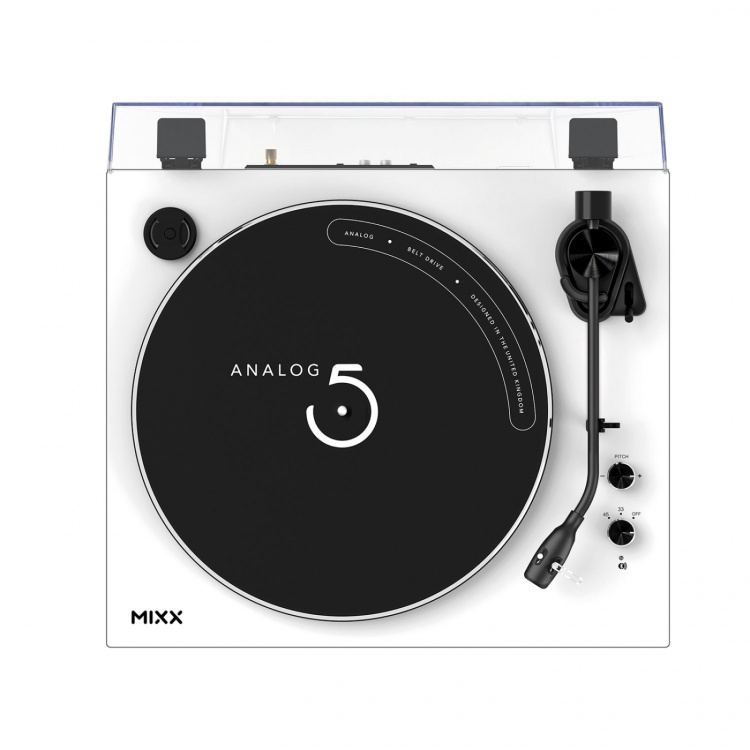 MIXX Vinylplatespiller Analog 5 Stereo Hvit