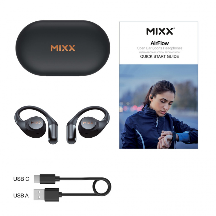 MIXX Hodetelefon Airflow Ows Ørekrok Sport