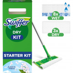 Swiffer Startsett 1 Rengjøringsmopp + 8 tørre + 3 våte