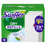 Swiffer Refillkluter 18 stk tørre med duft Swiffer Refillkluter 18 stk tørre med duft