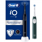 Oral B Elektrisk tannbørste iO2 Series Duo Night Black / Forest Green