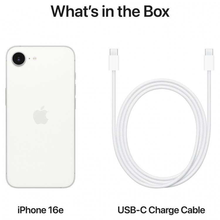 Apple iPhone 16e 128 GB Hvit