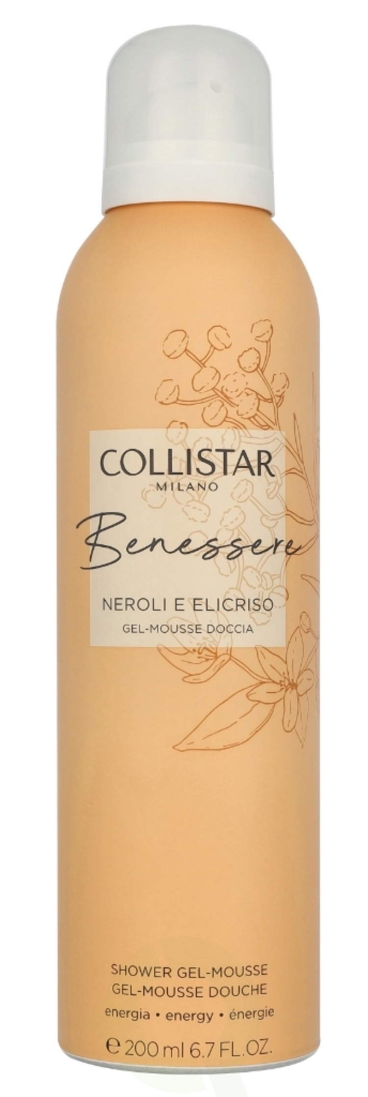 Collistar Benessere Neroli And Helichrysum Shower Gel-Mousse 200 ml