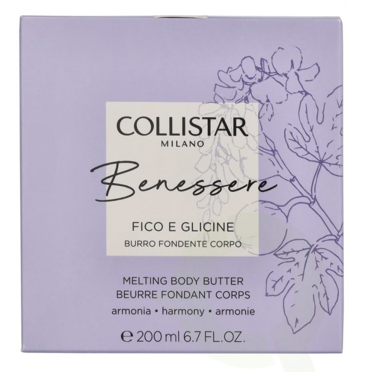 Collistar Benessere Fig And Wisteria Melting Body Butter 200 ml