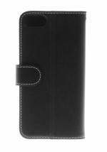 Insmat Exclusive Flip Case lommebokveske til iPhone 6 / 6s / 7 / 8 / SE, svart