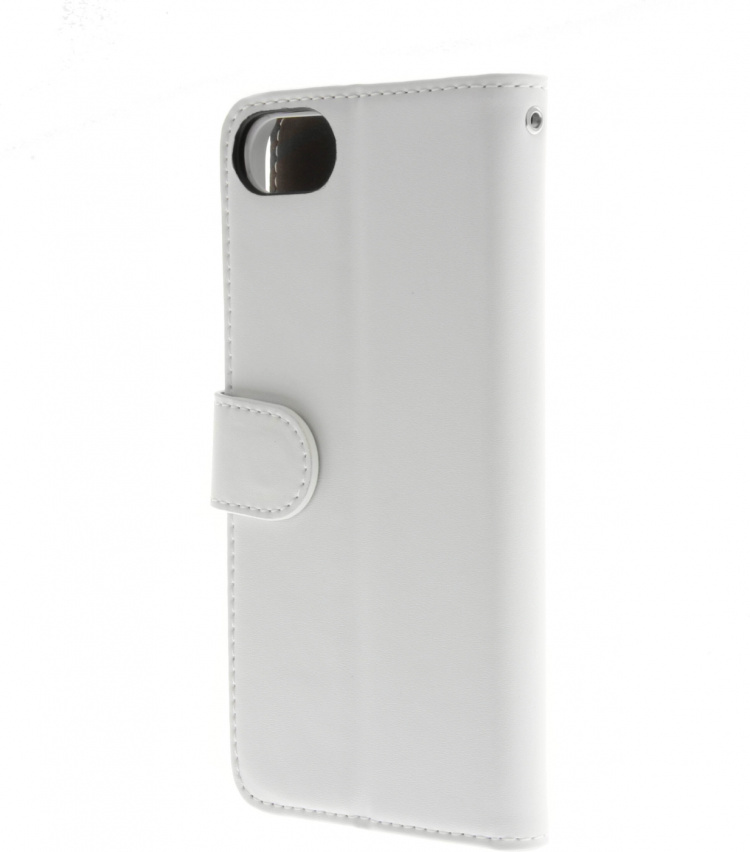 Insmat Exclusive Flip Case lommebokveske til iPhone 6 / 6s / 7 / 8 / SE, hvit