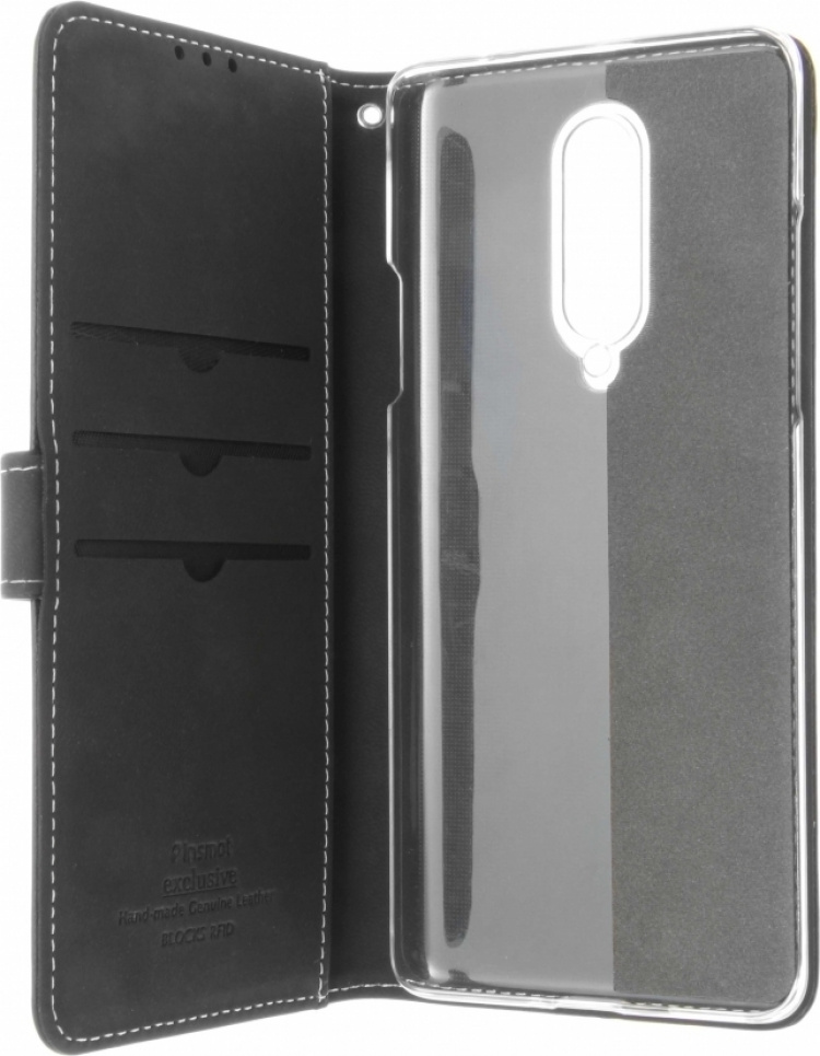 Insmat Eksklusivt Flip Case lommebokveske, Oneplus 8, svart Insmat Eksklusivt Flip Case lommebokveske, Oneplus 8, svart
