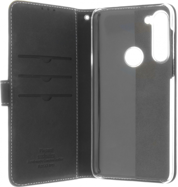Insmat Eksklusivt Flip Case lommebokveske Motorola Moto G8 Power, svart