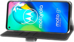 Insmat Eksklusivt Flip Case lommebokveske Motorola Moto G8 Power, svart