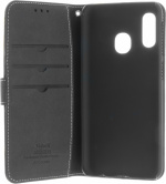 Insmat Eksklusivt Flip Case lommebokveske, Samsung Galaxy A20e, svart